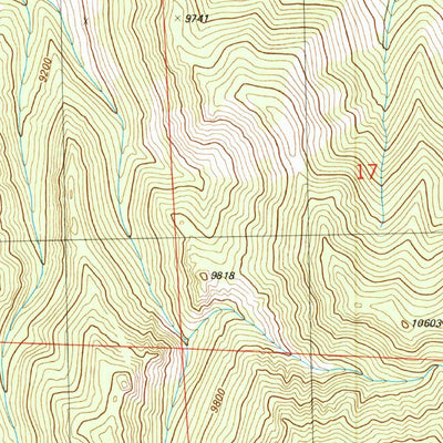United States Geological Survey Creede, CO (1986, 24000-Scale) digital map