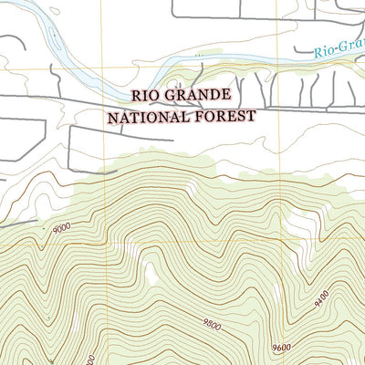 United States Geological Survey Creede, CO (2022, 24000-Scale) digital map