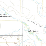 United States Geological Survey Creedman Coulee East, MT (2020, 24000-Scale) digital map