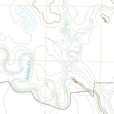 United States Geological Survey Creedman Coulee East, MT (2020, 24000-Scale) digital map