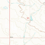 United States Geological Survey Creedman Coulee West, MT (1972, 24000-Scale) digital map