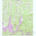 United States Geological Survey Creedmoor, NC (1998, 24000-Scale) digital map