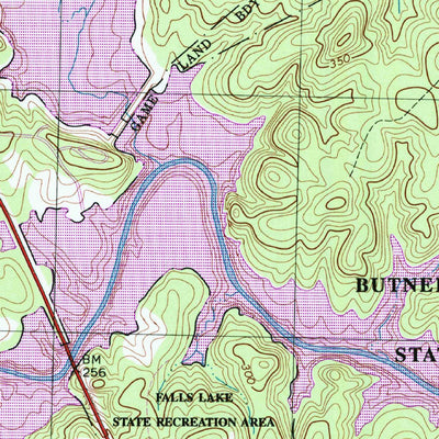 United States Geological Survey Creedmoor, NC (1998, 24000-Scale) digital map