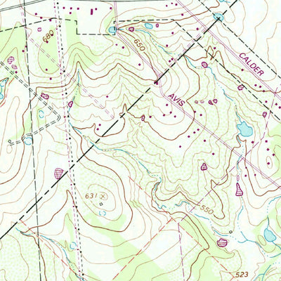 United States Geological Survey Creedmoor, TX (1968, 24000-Scale) digital map