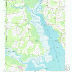 United States Geological Survey Creeds, VA-NC (1954, 24000-Scale) digital map