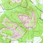 United States Geological Survey Creel, AL (1951, 24000-Scale) digital map