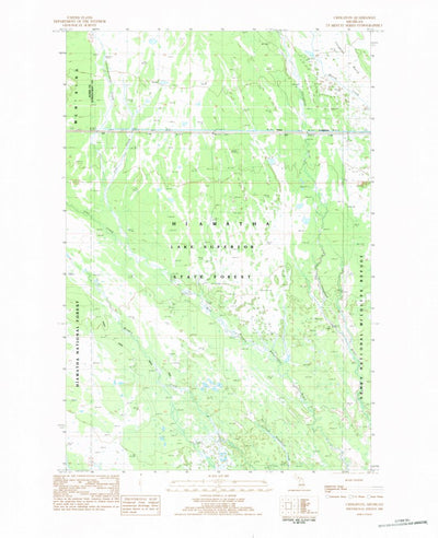 United States Geological Survey Creighton, MI (1983, 25000-Scale) digital map