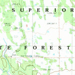 United States Geological Survey Creighton, MI (1983, 25000-Scale) digital map