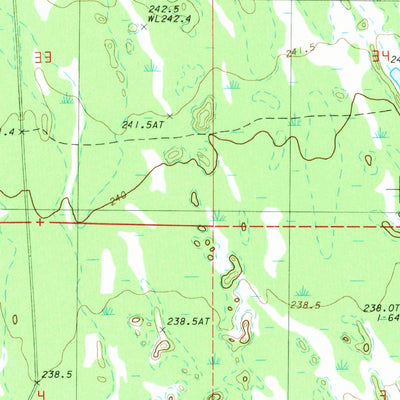 United States Geological Survey Creighton, MI (1983, 25000-Scale) digital map