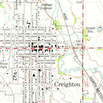 United States Geological Survey Creighton, NE (1974, 24000-Scale) digital map