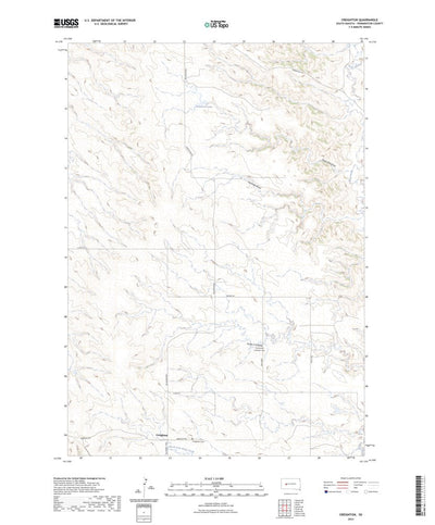 United States Geological Survey Creighton, SD (2023, 24000-Scale) digital map