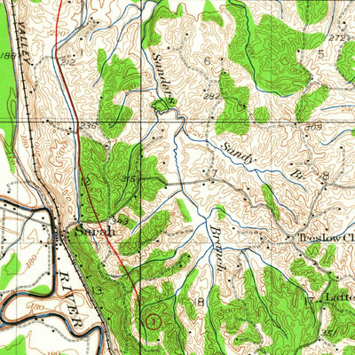 United States Geological Survey Crenshaw, MS (1932, 62500-Scale) digital map