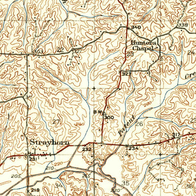 United States Geological Survey Crenshaw, MS (1935, 62500-Scale) digital map