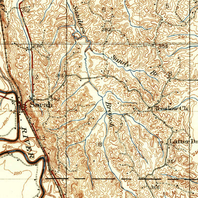 United States Geological Survey Crenshaw, MS (1935, 62500-Scale) digital map