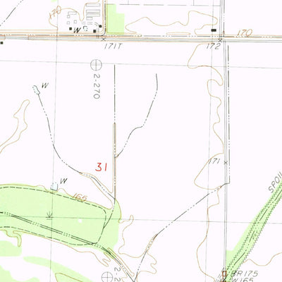 United States Geological Survey Crenshaw South, MS (1983, 24000-Scale) digital map