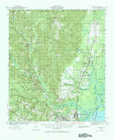 United States Geological Survey Creola, AL (1941, 62500-Scale) digital map