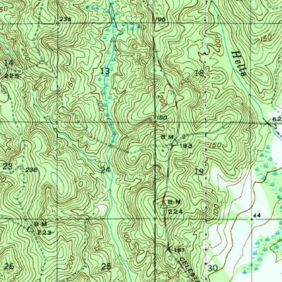 United States Geological Survey Creola, AL (1941, 62500-Scale) digital map
