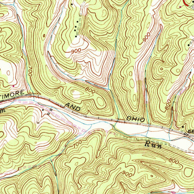 United States Geological Survey Cresaptown, MD-WV (1949, 24000-Scale) digital map