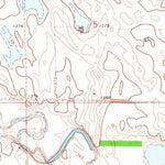 United States Geological Survey Cresbard SE, SD (1966, 24000-Scale) digital map