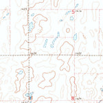 United States Geological Survey Cresbard SW, SD (1966, 24000-Scale) digital map
