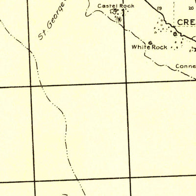 United States Geological Survey Crescent City, CA (1929, 125000-Scale) digital map