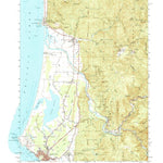 United States Geological Survey Crescent City, CA-OR (1952, 62500-Scale) digital map