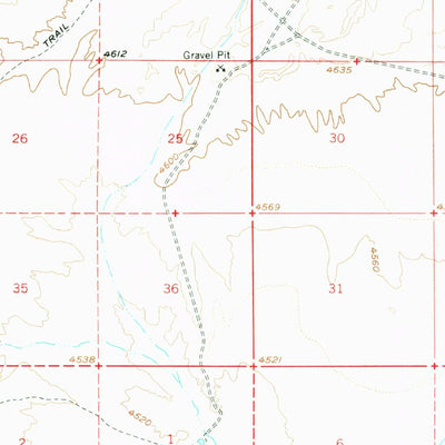 United States Geological Survey Crescent Junction, UT (1958, 62500-Scale) digital map