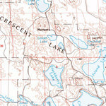 United States Geological Survey Crescent Lake, NE (1985, 100000-Scale) digital map