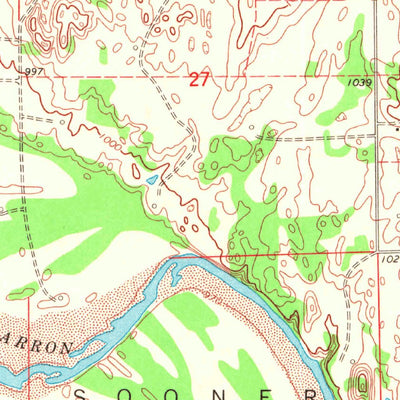 United States Geological Survey Crescent NW, OK (1969, 24000-Scale) digital map