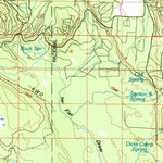 United States Geological Survey Crescent, OR (1979, 100000-Scale) digital map