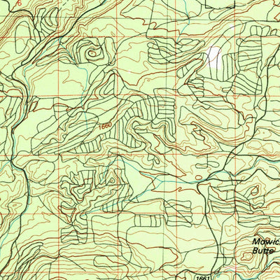 United States Geological Survey Crescent, OR (1979, 100000-Scale) digital map