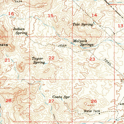 United States Geological Survey Crescent Peak, NV-CA (1956, 62500-Scale) digital map