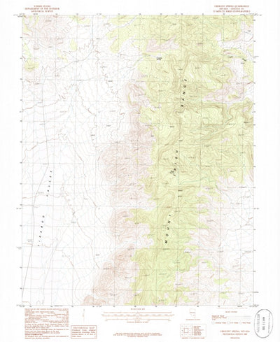 United States Geological Survey Crescent Spring, NV (1985, 24000-Scale) digital map