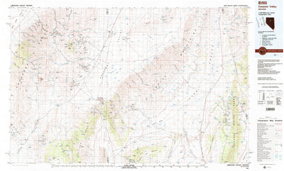 United States Geological Survey Crescent Valley, NV (1987, 100000-Scale) digital map