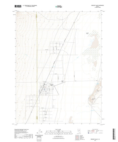 United States Geological Survey Crescent Valley, NV (2021, 24000-Scale) digital map
