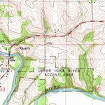 United States Geological Survey Cresco NE, IA (1981, 24000-Scale) digital map