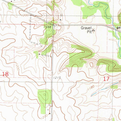 United States Geological Survey Cresco SE, IA (1981, 24000-Scale) digital map