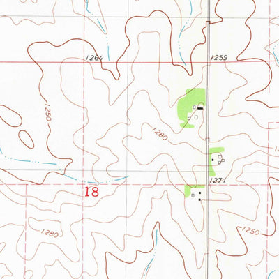 United States Geological Survey Cresco SW, IA (1981, 24000-Scale) digital map