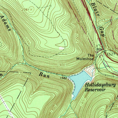 United States Geological Survey Cresson, PA (1963, 24000-Scale) digital map