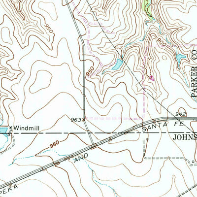 United States Geological Survey Cresson, TX (1955, 24000-Scale) digital map