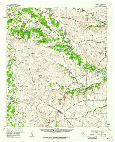 United States Geological Survey Cresson, TX (1959, 62500-Scale) digital map