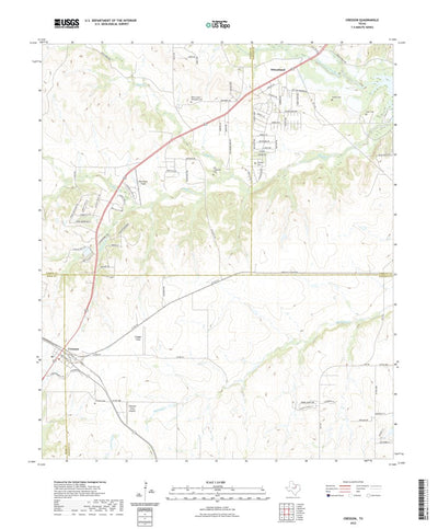 United States Geological Survey Cresson, TX (2022, 24000-Scale) digital map