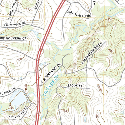 United States Geological Survey Cresson, TX (2022, 24000-Scale) digital map