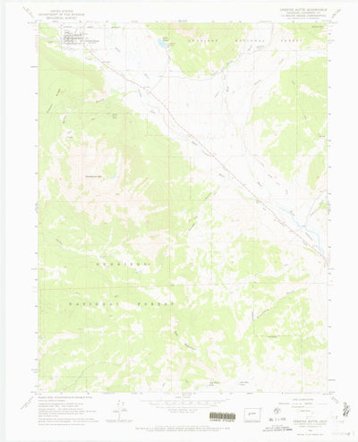 United States Geological Survey Crested Butte, CO (1961, 24000-Scale) digital map