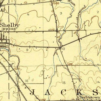 Crestline, OH (1915, 62500-Scale) Map by United States Geological ...