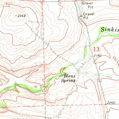 United States Geological Survey Creston Butte, WA (1969, 24000-Scale) digital map