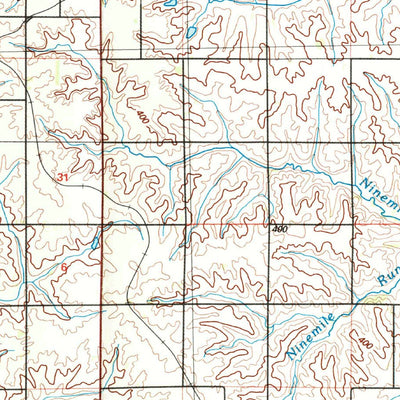 United States Geological Survey Creston, IA (1993, 100000-Scale) digital map