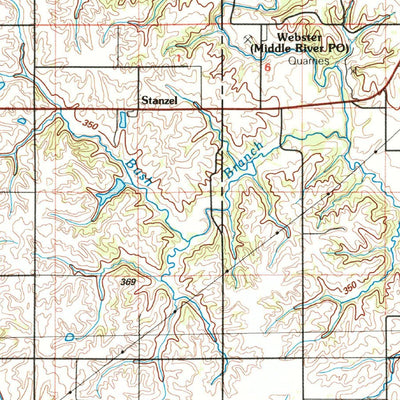 United States Geological Survey Creston, IA (1993, 100000-Scale) digital map