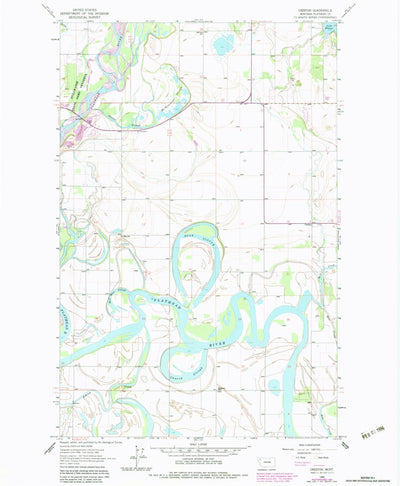 United States Geological Survey Creston, MT (1962, 24000-Scale) digital map