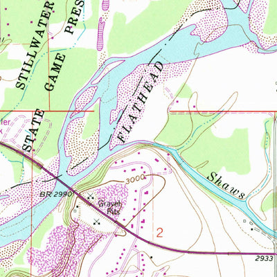 United States Geological Survey Creston, MT (1962, 24000-Scale) digital map